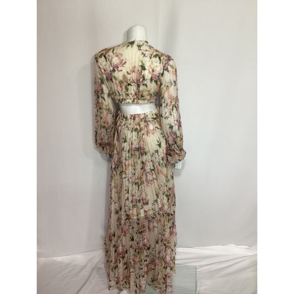 Astr The Label 'Revery' Pink Plisse Dress Size S - Picture 3 of 5